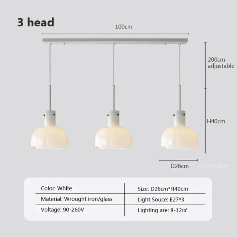 Elegância Medieval - Candeeiro Suspenso Transparente
