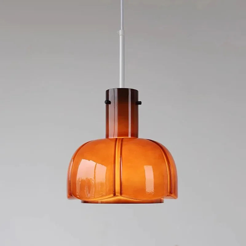 Elegância Medieval - Candeeiro Suspenso Transparente