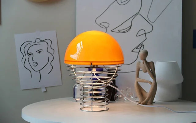 LumeSphere – Glass Table Lamp with Scandinavian Design