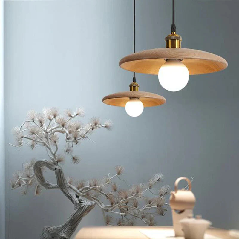 ScandiGlow - Houten Scandinavische Hanglamp