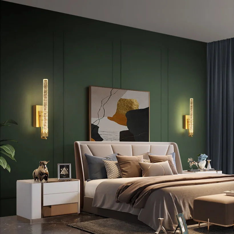 NordicShine - Kristallen LED Wandlamp | Luxe & Moderne Verlichting