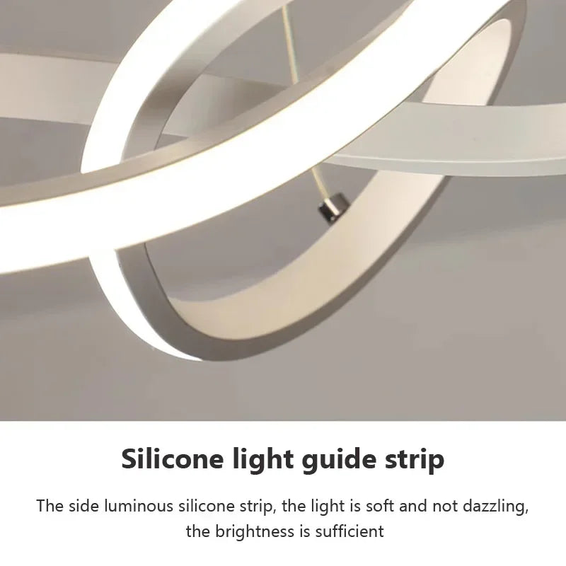 LumiWave - Lámpara de techo LED moderna