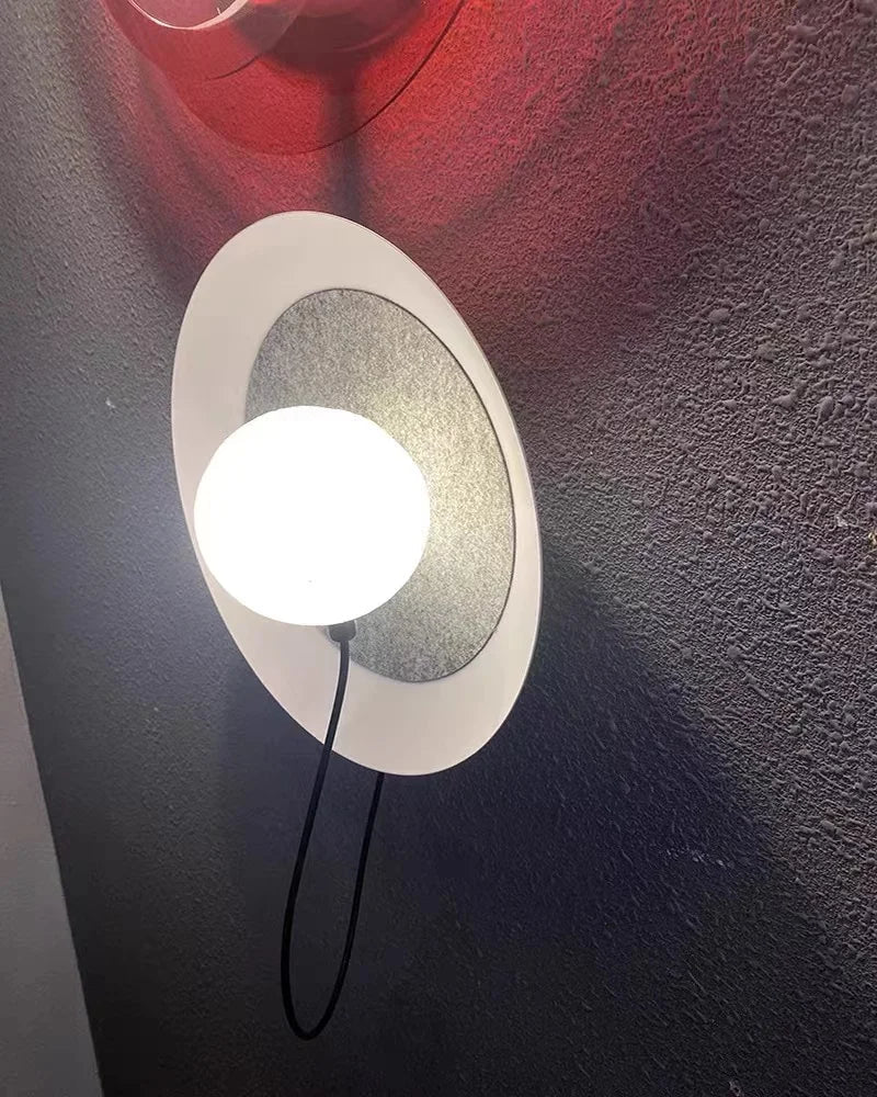 NordicGlow - Candeeiro de Parede LED com Globo de Vidro Iluminação Moderna