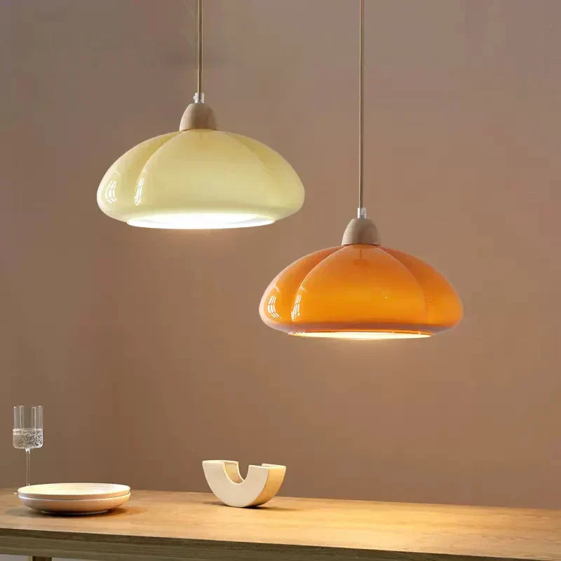 GothicElegance - Lampada a sospensione color crema