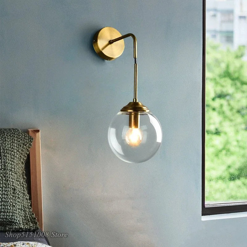 GlasLuxe - Lampada da parete in vetro moderna