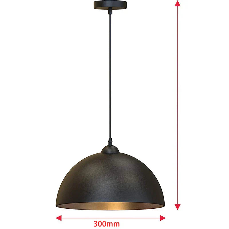 AuraDome - Candeeiro suspenso com cúpula em forma de cúpula