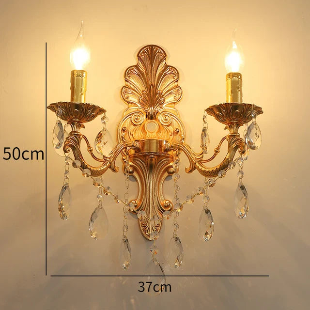 CrystalLume - Luxury Crystal Wall Lamp