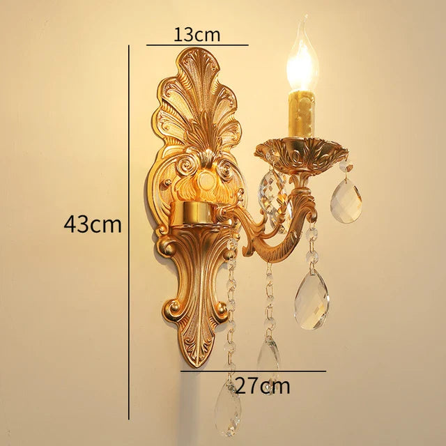 CrystalLume - Luxury Crystal Wall Lamp