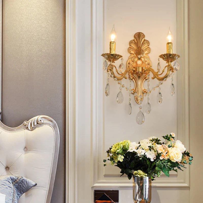 CrystalLume - Luxury Crystal Wall Lamp
