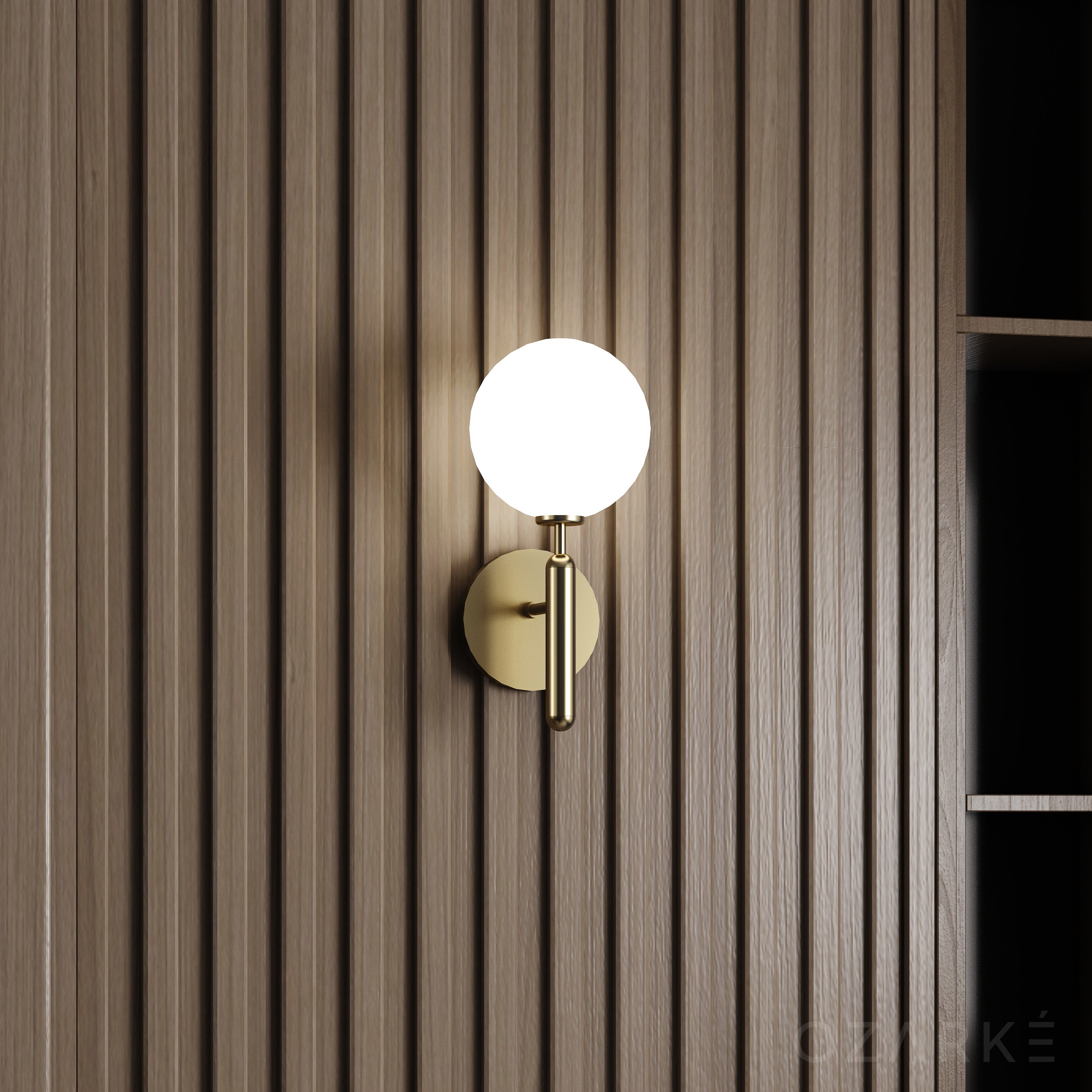 Candeeiro de Parede Nordic Luxe - Design Moderno e Materiais de Alta Qualidade