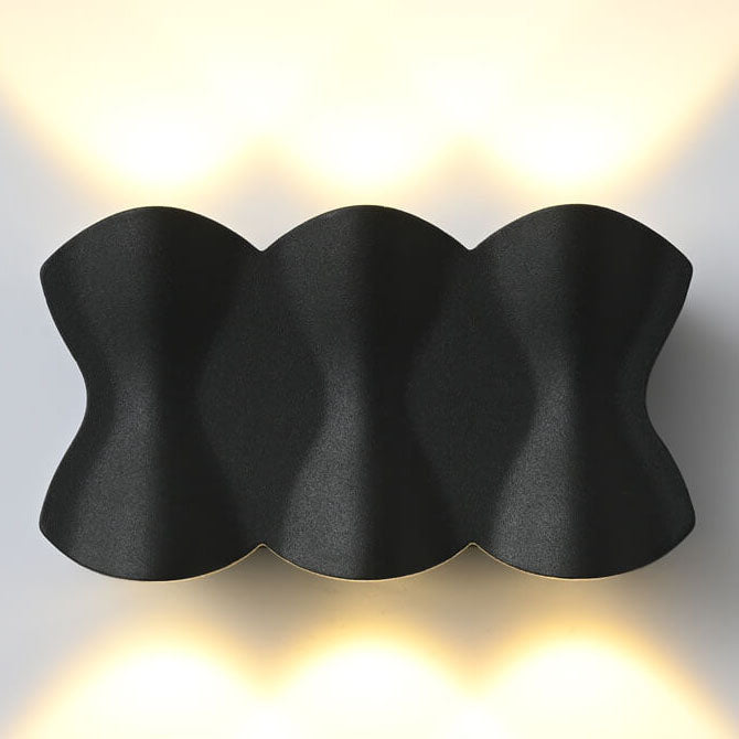 Candeeiro de parede LED impermeável minimalista moderno em alumínio