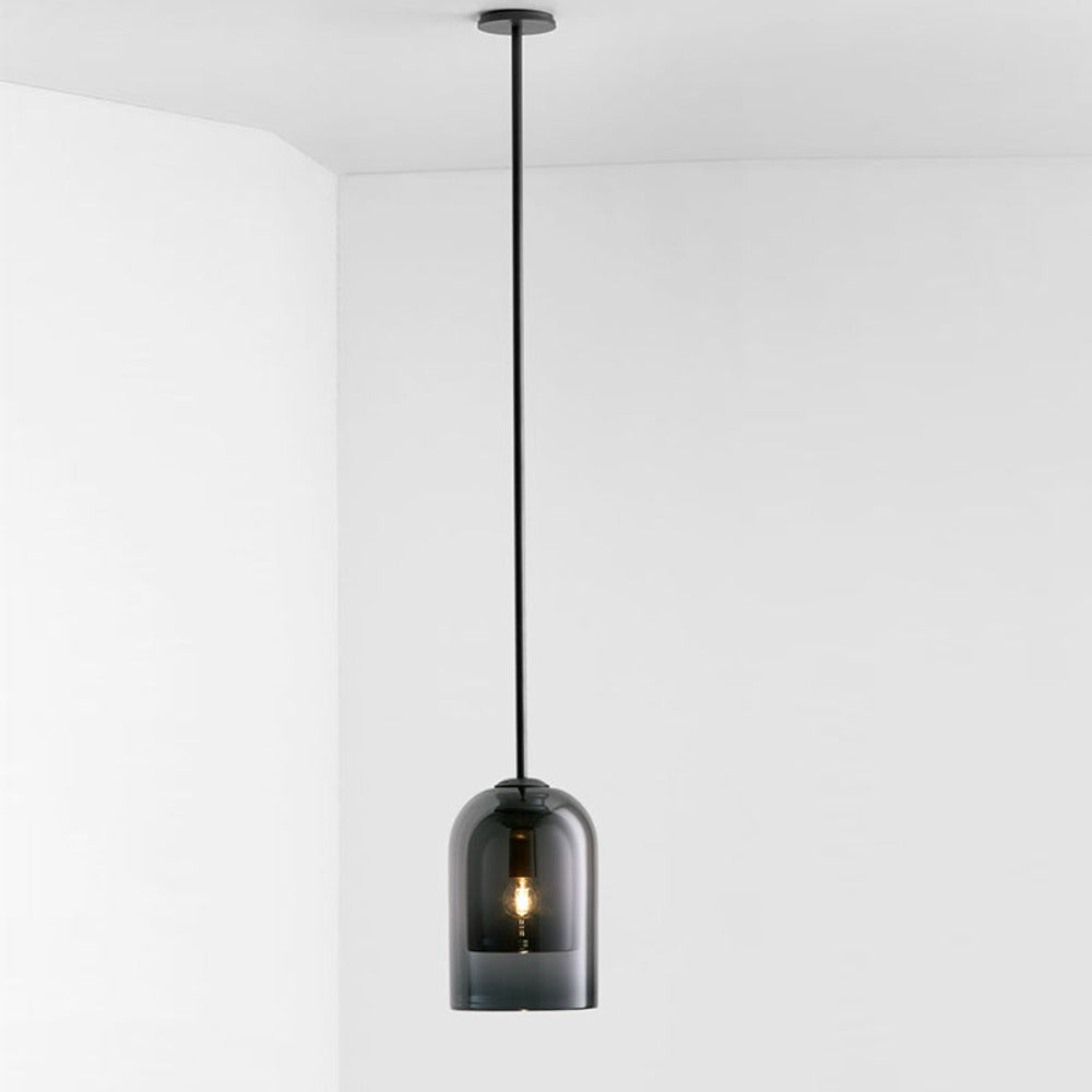 Lámpara colgante de vidrio minimalista moderna