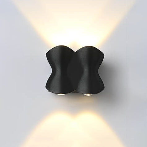 Candeeiro de parede LED impermeável minimalista moderno em alumínio