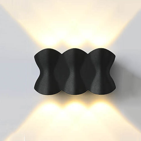 Candeeiro de parede LED impermeável minimalista moderno em alumínio