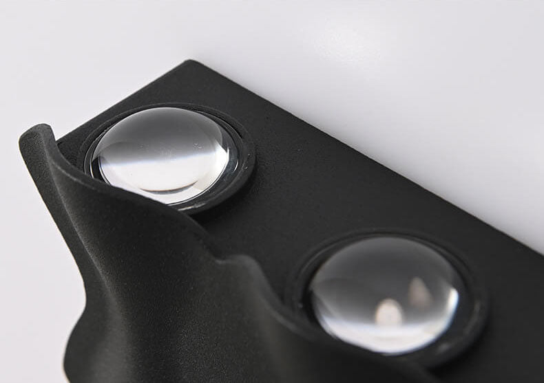 Candeeiro de parede LED impermeável minimalista moderno em alumínio