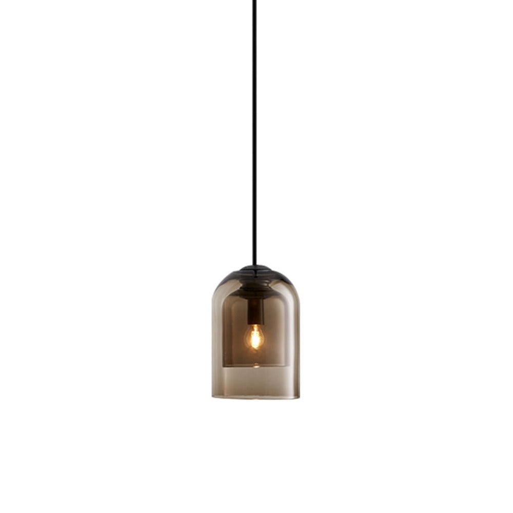 Lámpara colgante de vidrio minimalista moderna