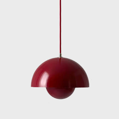 Candeeiro suspenso escandinavo macaron de 1 luz, meia-lua