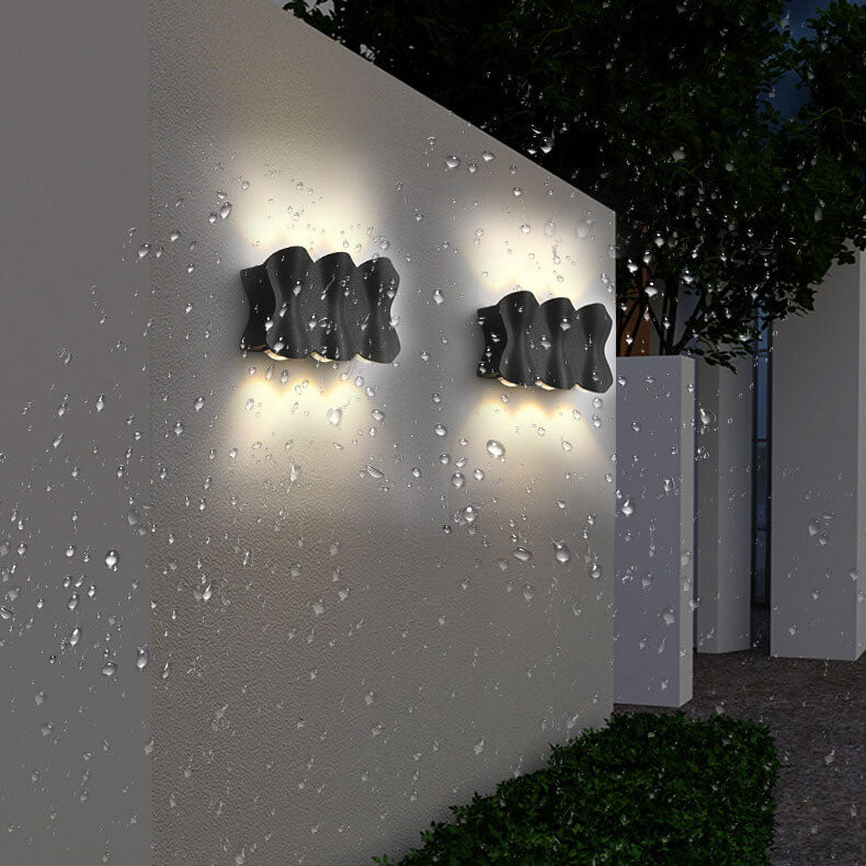 Lámpara de pared LED impermeable minimalista moderna de aluminio
