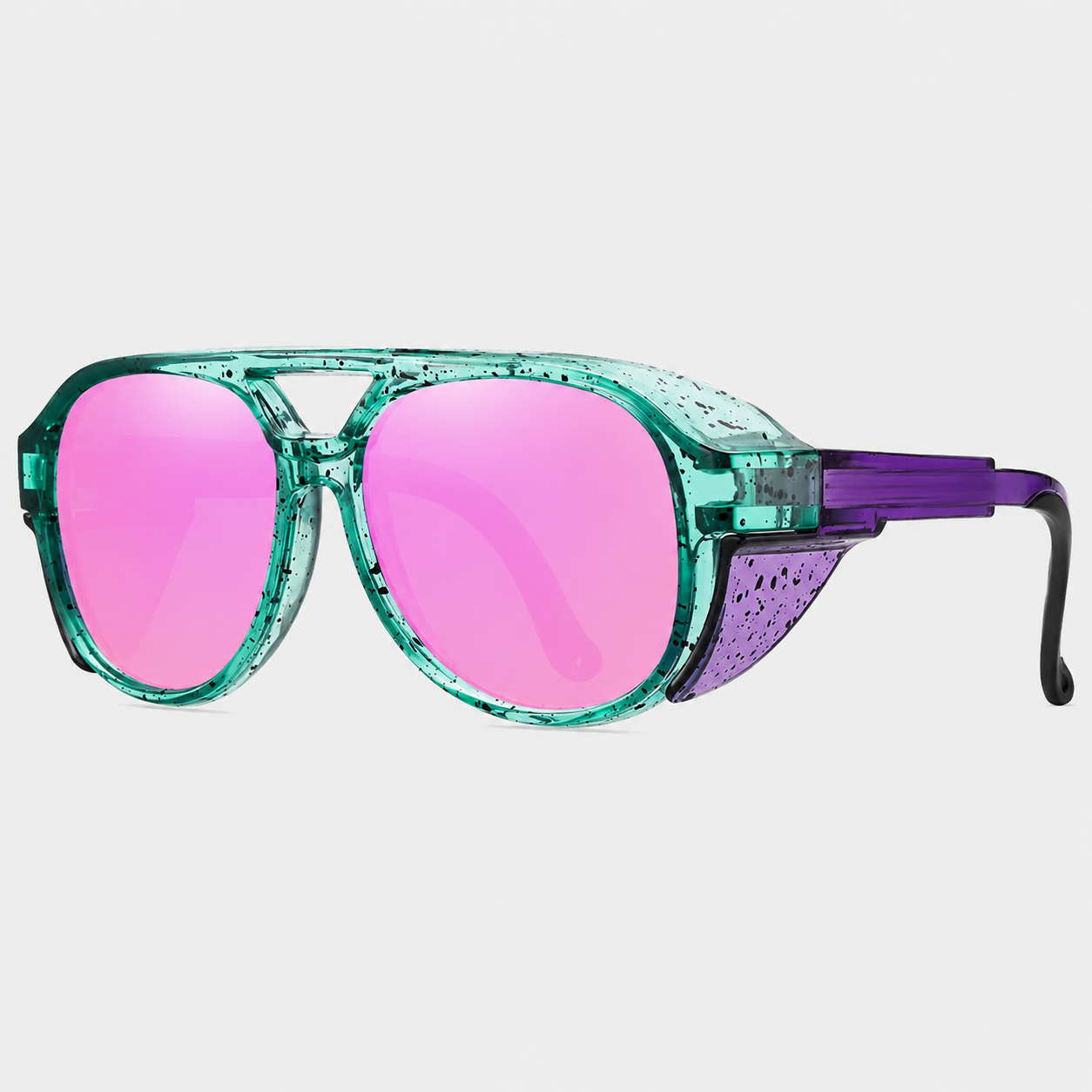Motorcycle Sunglasses Wraparound Mesh Goggles