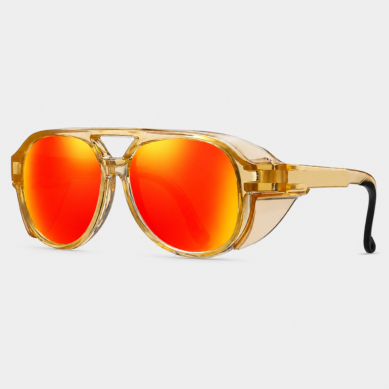 Motorcycle Sunglasses Wraparound Mesh Goggles