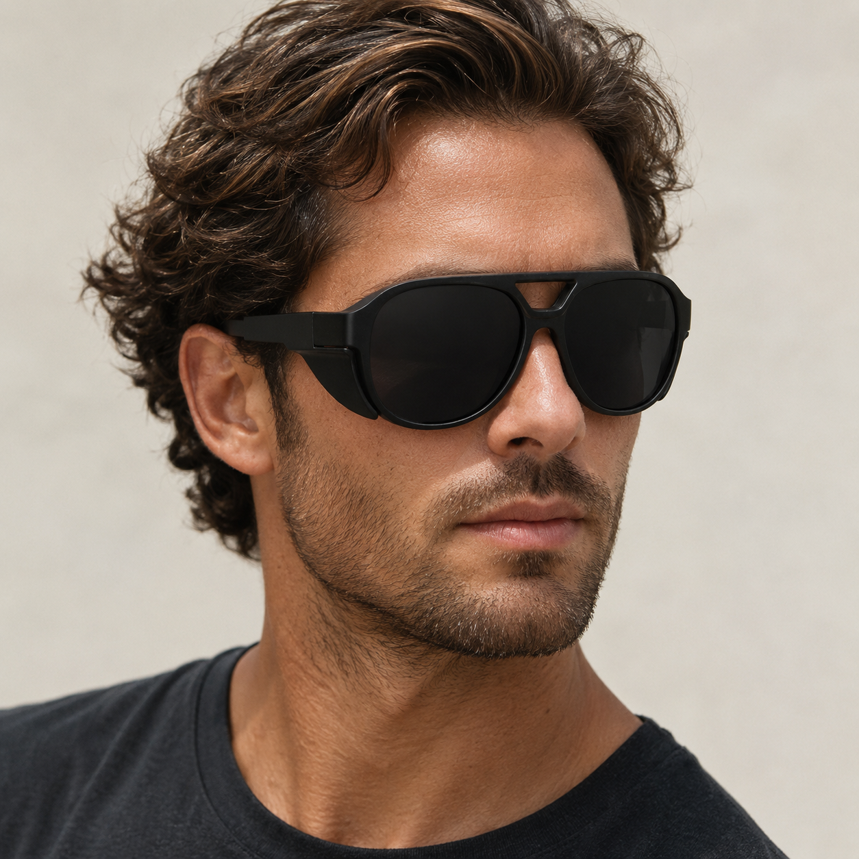 Motorcycle Sunglasses Wraparound Mesh Goggles