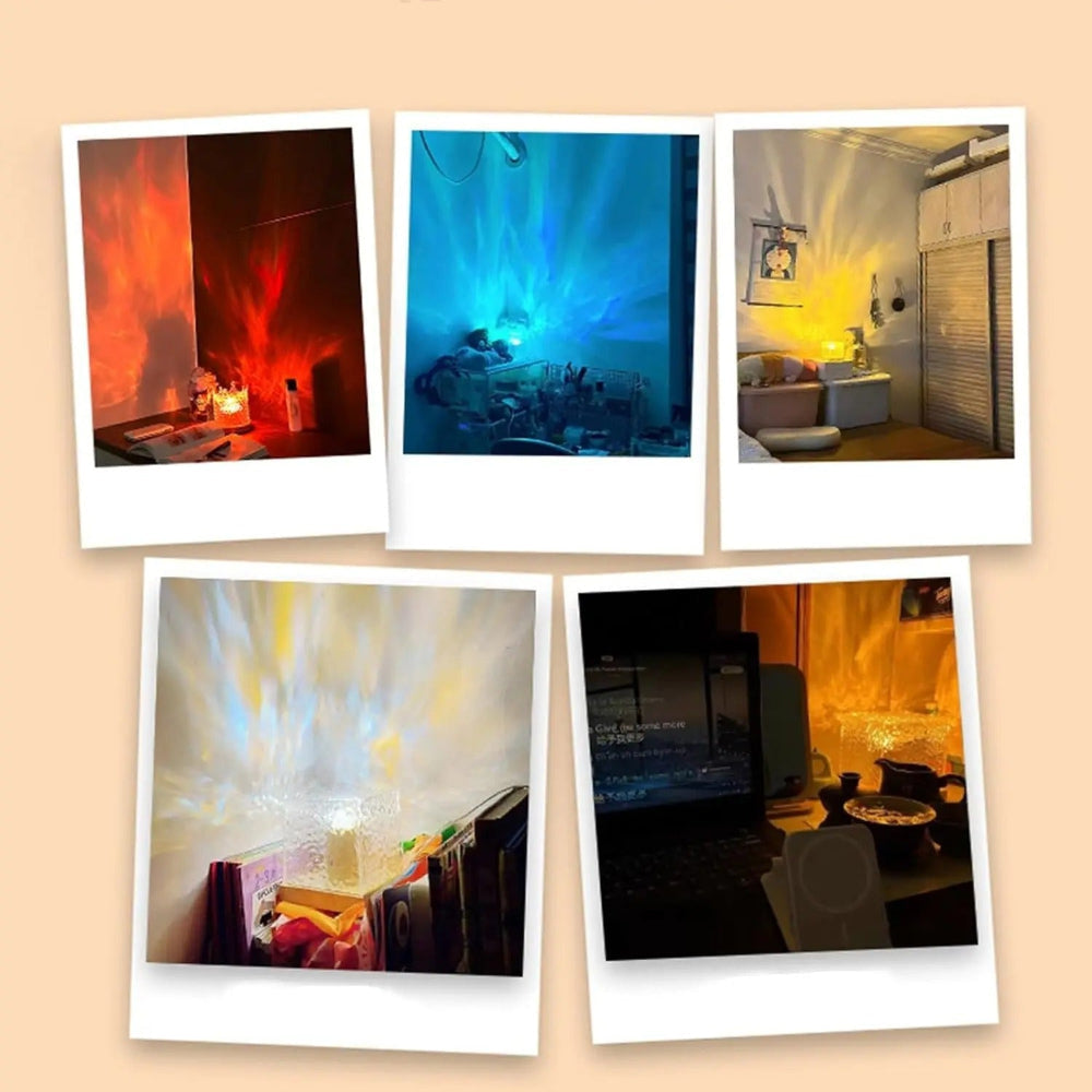 Ocean Wave Projector LED Mood Light 16 Colors Remote Control 4