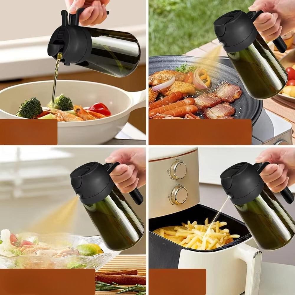Dispenser spray per olio da cucina Bottiglia spray per olio d'oliva Bottiglia da cucina spray