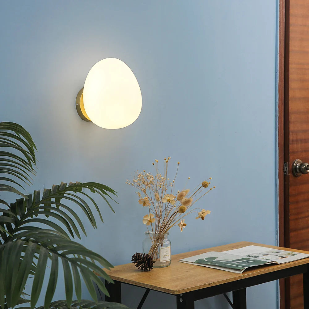 NordicPure - Eierschaal Glas Wandlamp