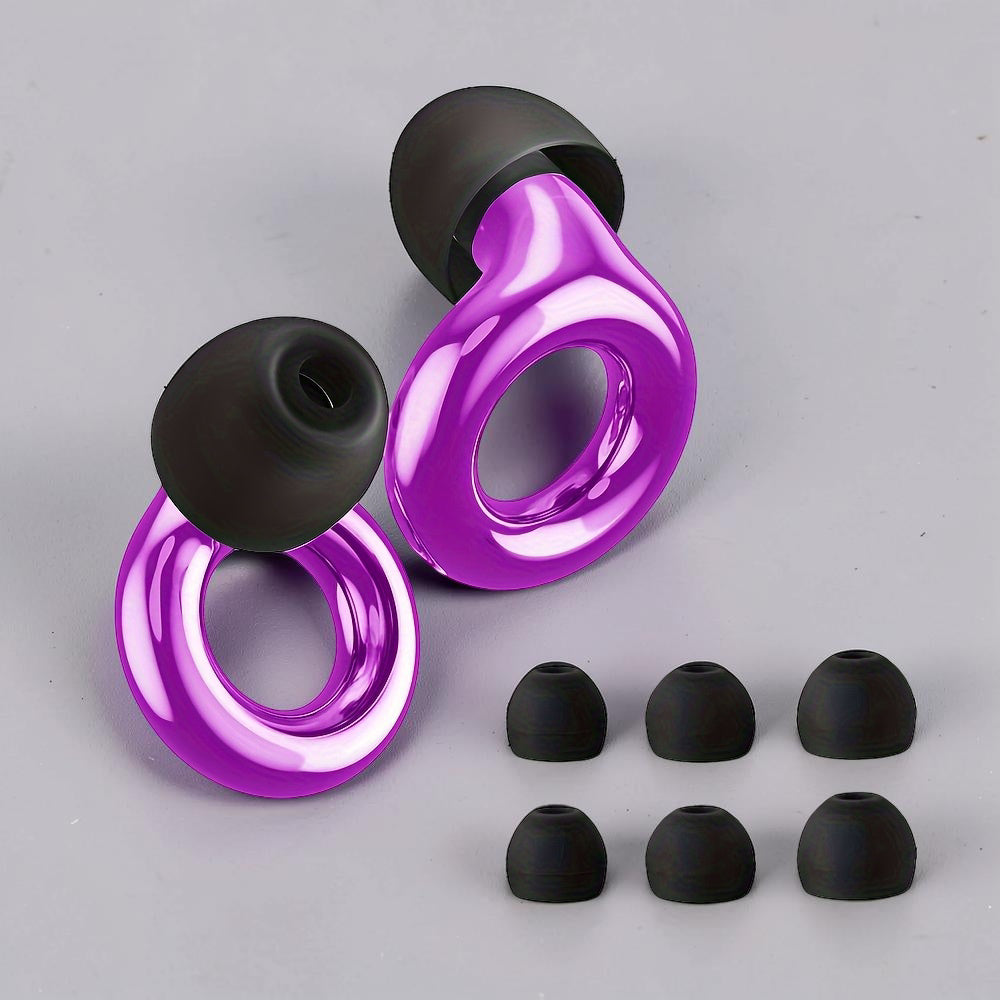 Ear Plugs Noise Reduction Concert Travel Reusable Ear Protection