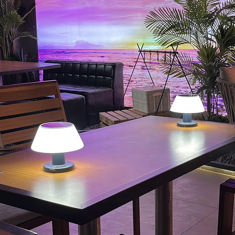 SolLicht - Candeeiro de Mesa Solar Portátil com Função de Carregamento