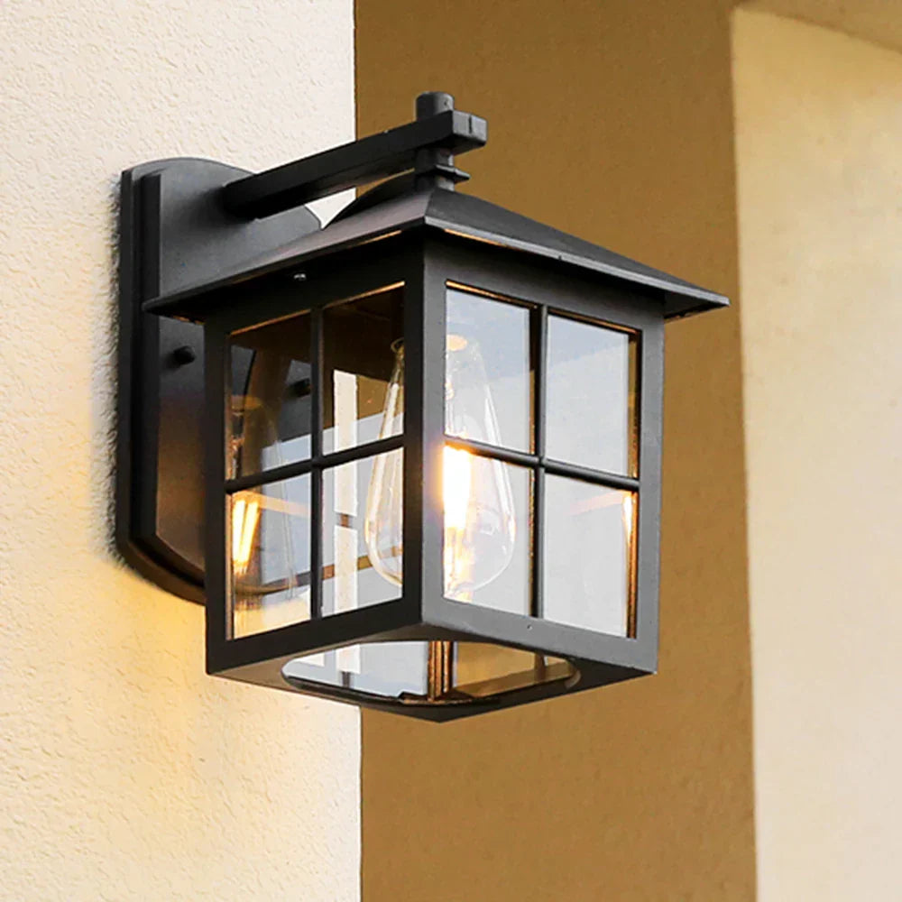 LumiLantern - Vintage Buitenwandlamp in Lantaarnstijl – Weerbestendig, Decoratief & Energiezuinig