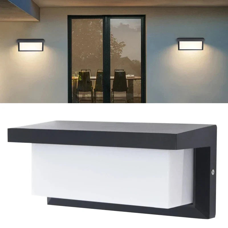AquaLuxe - Lampada da Esterno LED Impermeabile e Sostenibile
