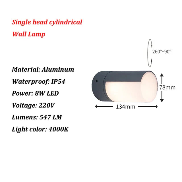 AquaGuard - Lampada da esterno LED impermeabile