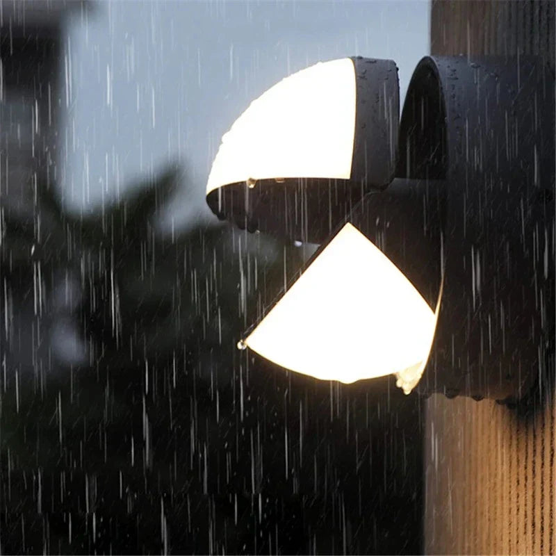 LichtStijl - Lampada da parete LED per esterni per giardini moderni