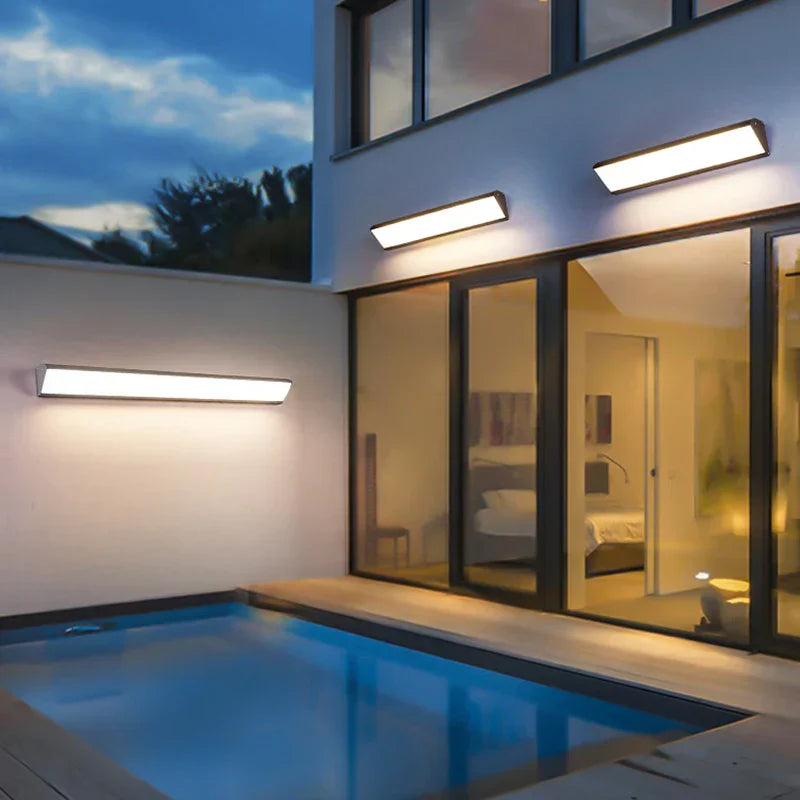 LumiBeam – Modern LED Garden Lamp for Outdoors – Weatherproof Wall Lamp for Patio & Driveway