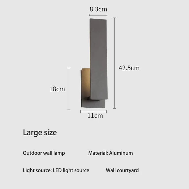 Luminara - Candeeiro de Parede Elegante e Resistente ao Tempo