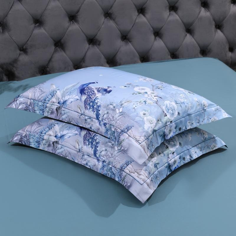 Set Copripiumino Blue Solaire (Cotone Egiziano)