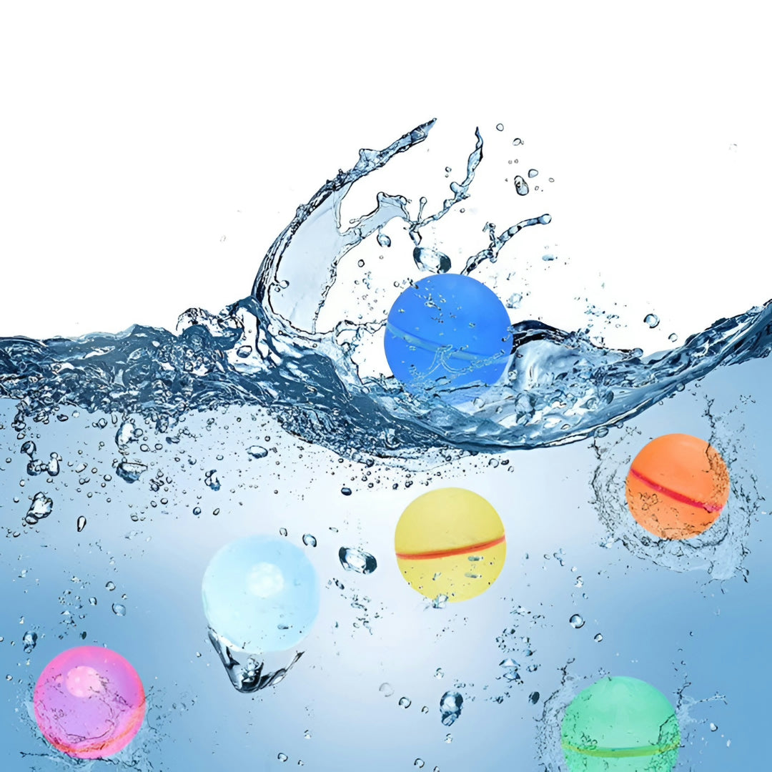 Palloncini d'Acqua Riutilizzabili Gioco Esterno per Bambini da Lanciare