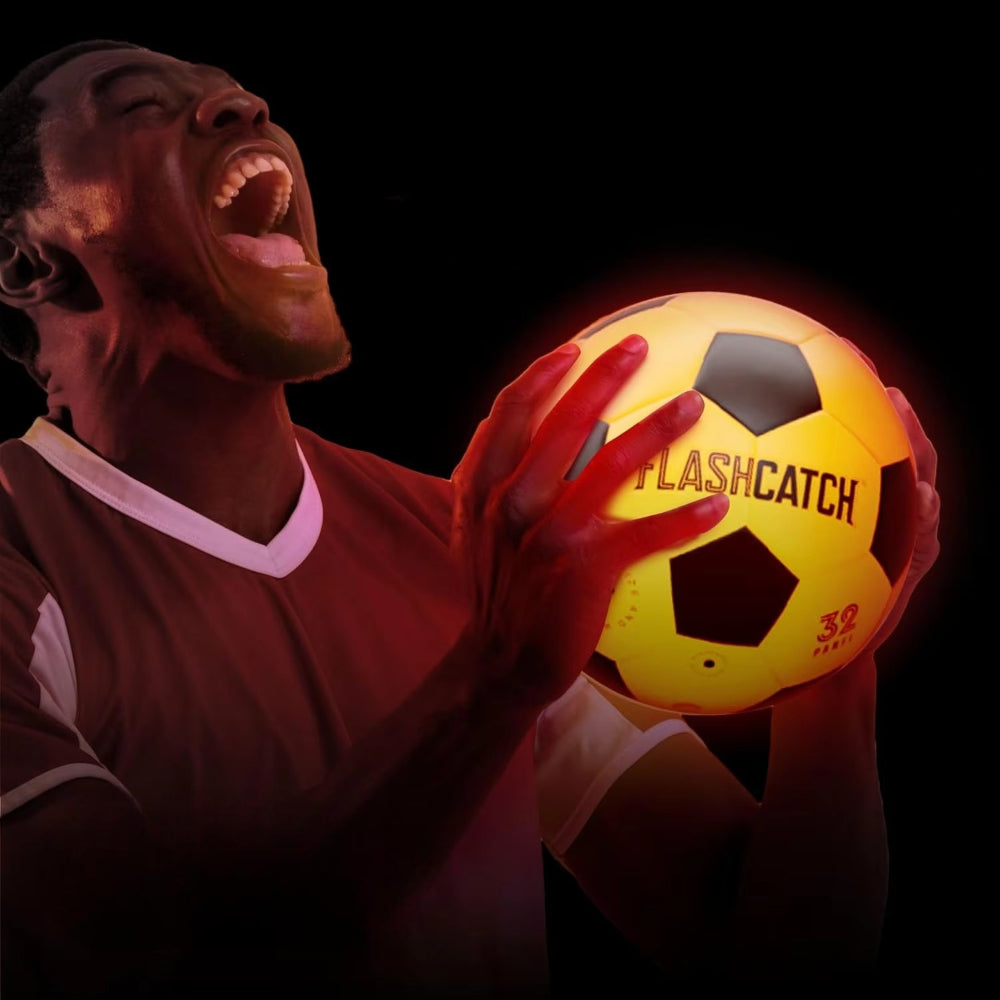 Pallone da Calcio Mondiale Luminoso LED per Bambini Gioco Notturno