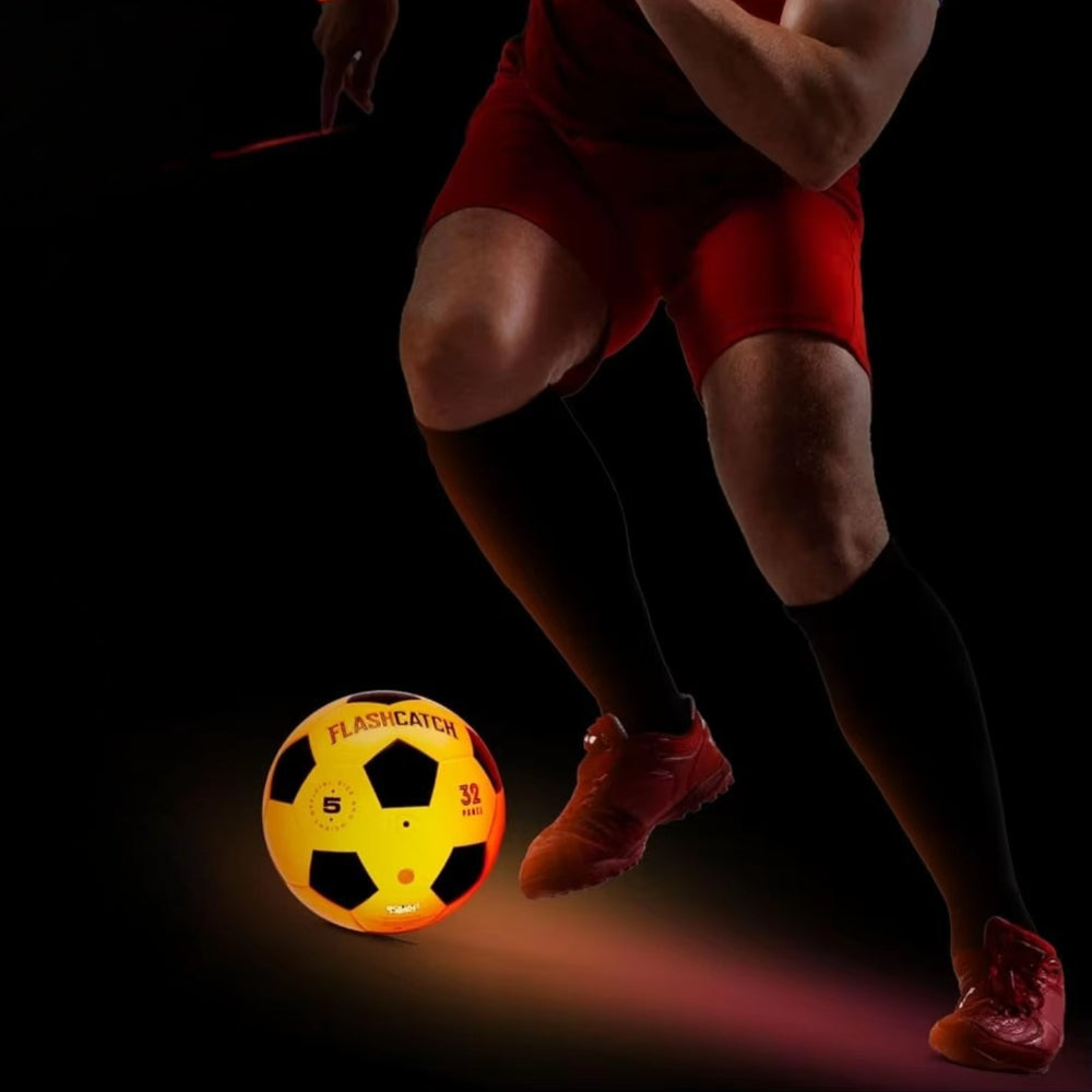 Pallone da Calcio Mondiale Luminoso LED per Bambini Gioco Notturno