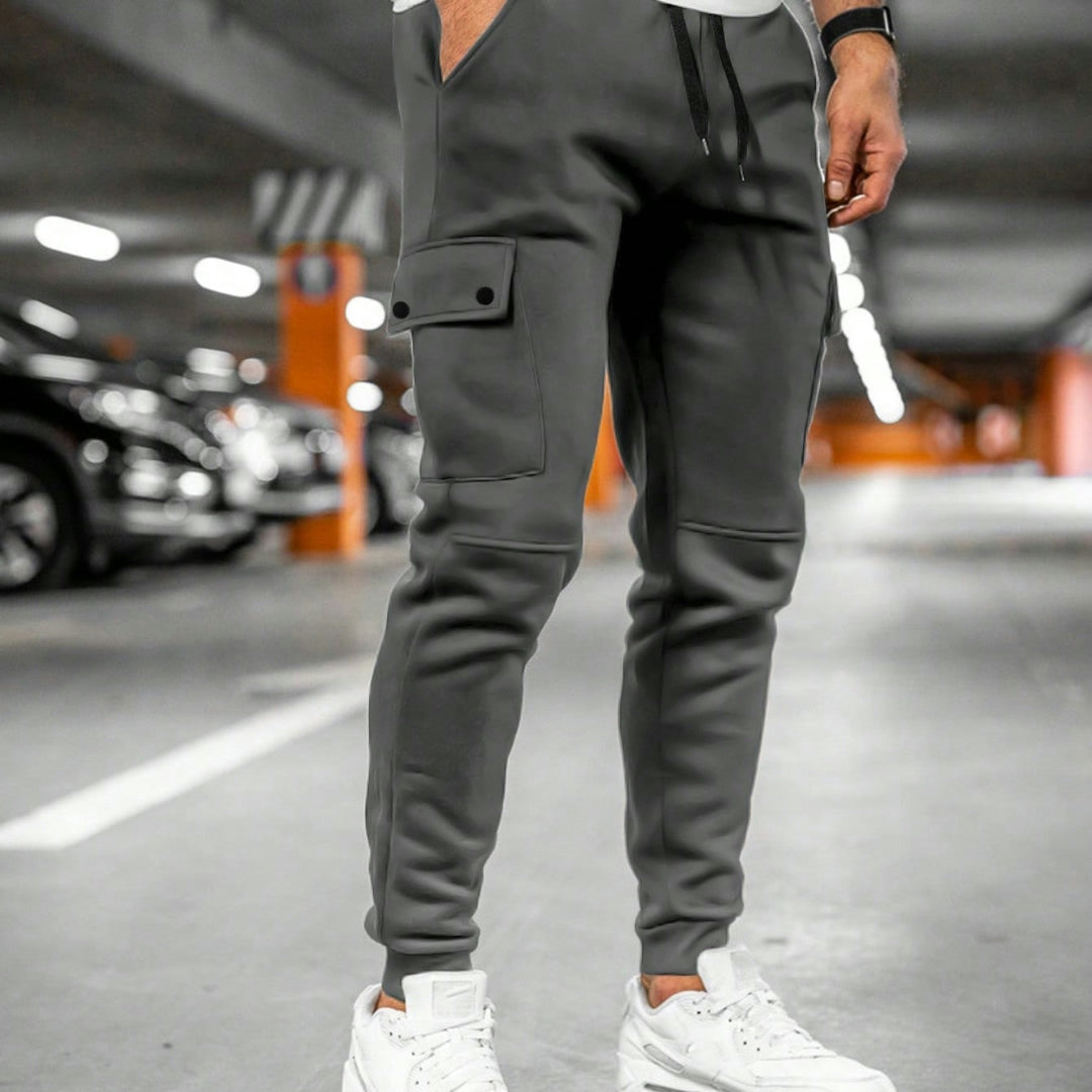 Pantaloni Jogger Uomo Slim Fit Sportivi Casual con Elastico