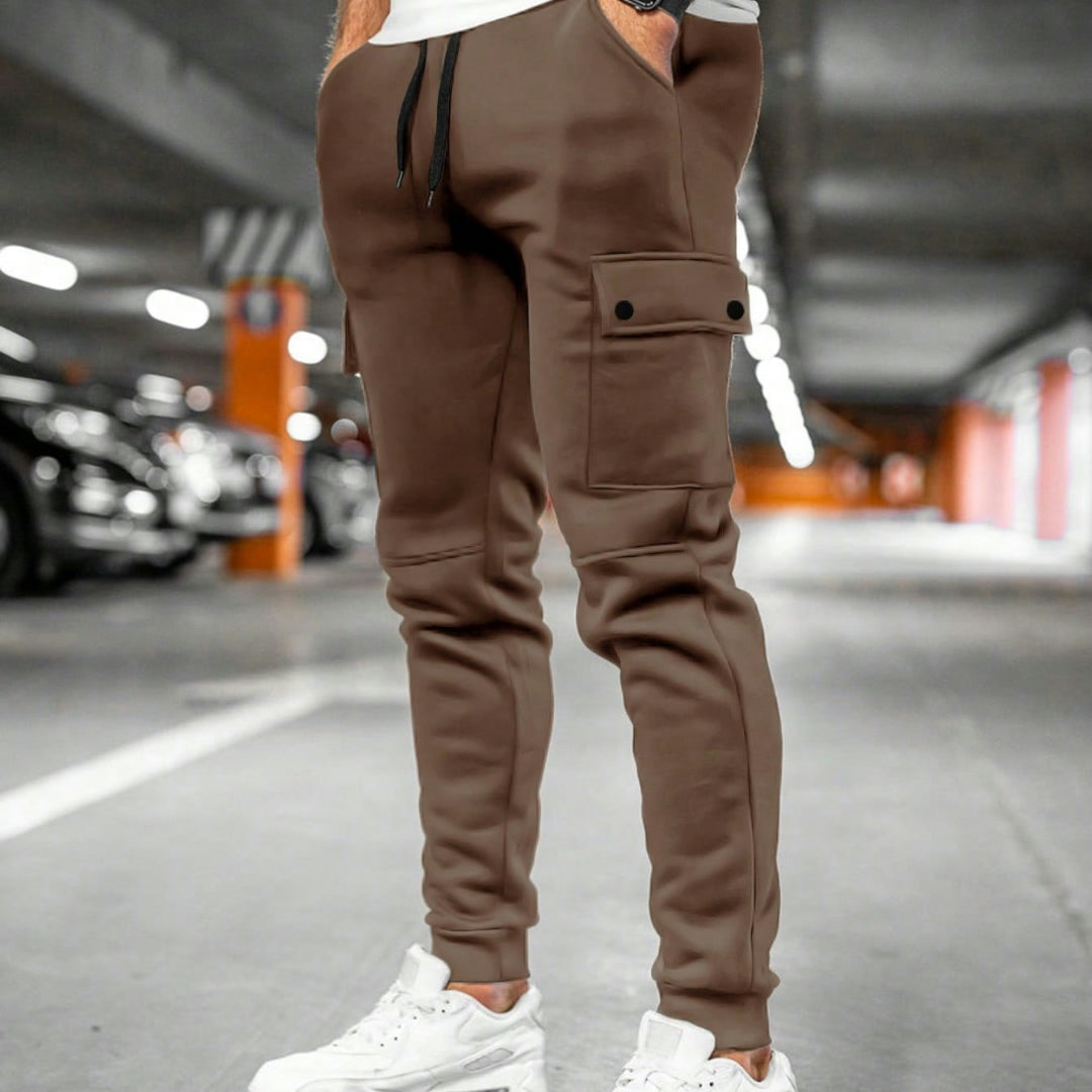 Pantaloni Jogger Uomo Slim Fit Sportivi Casual con Elastico