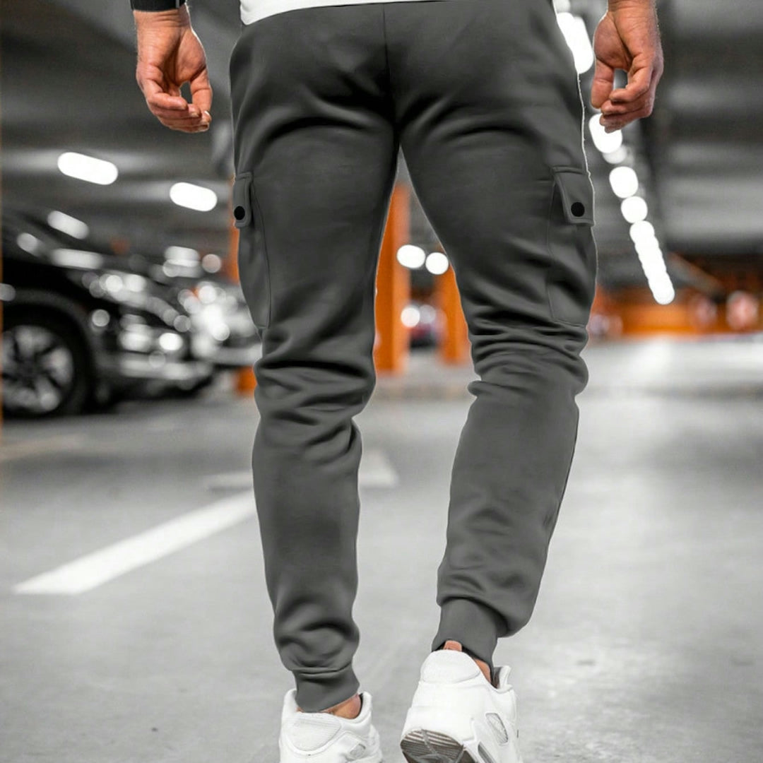 Pantaloni Jogger Uomo Slim Fit Sportivi Casual con Elastico