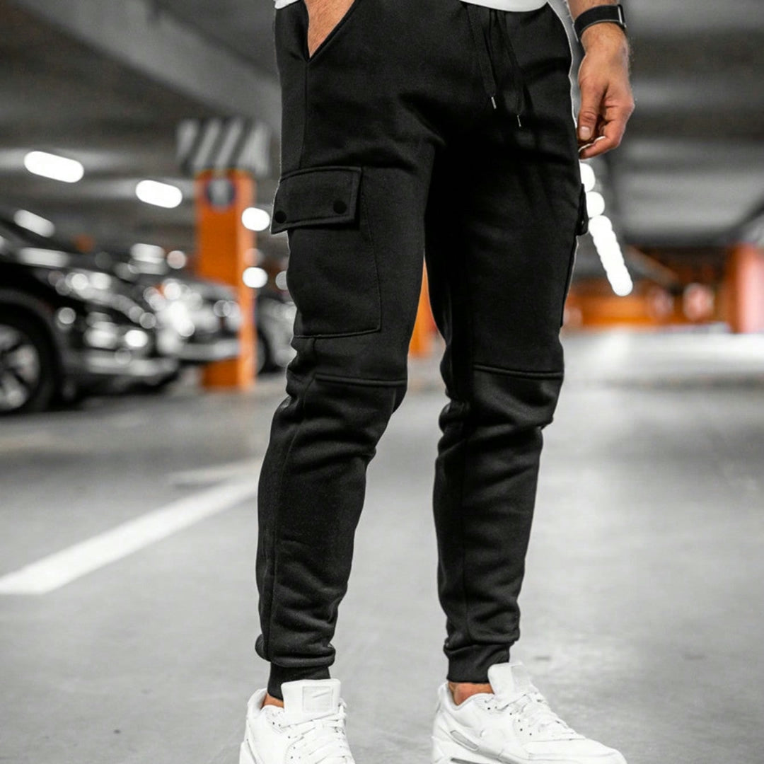 Pantaloni Jogger Uomo Slim Fit Sportivi Casual con Elastico