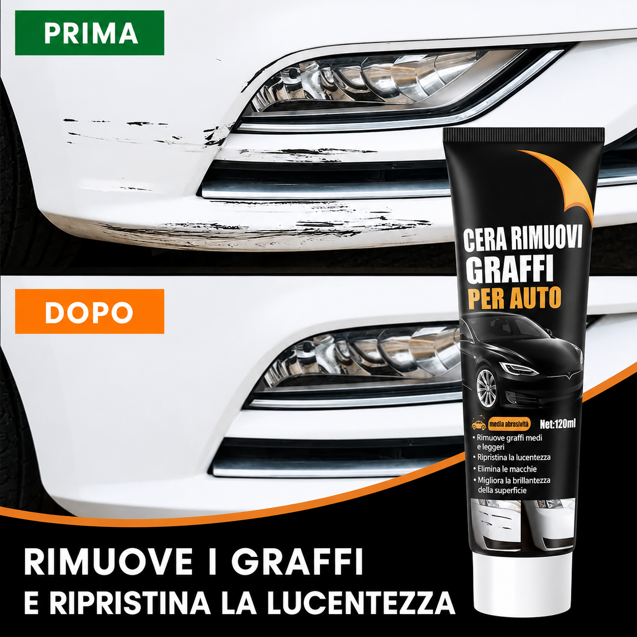 Graffi Auto Paste Polishing Wax Body Paint