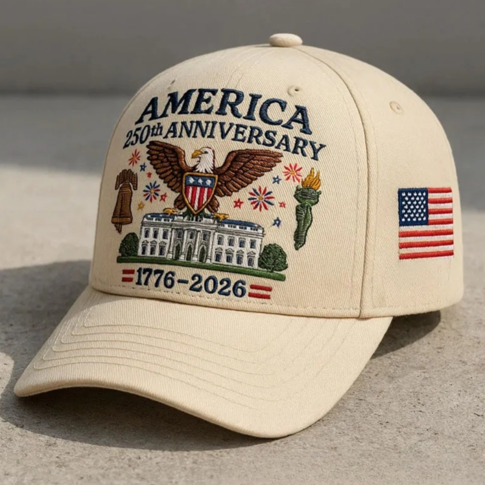 American Patriot Cap Eagle 250 Years of Freedom
