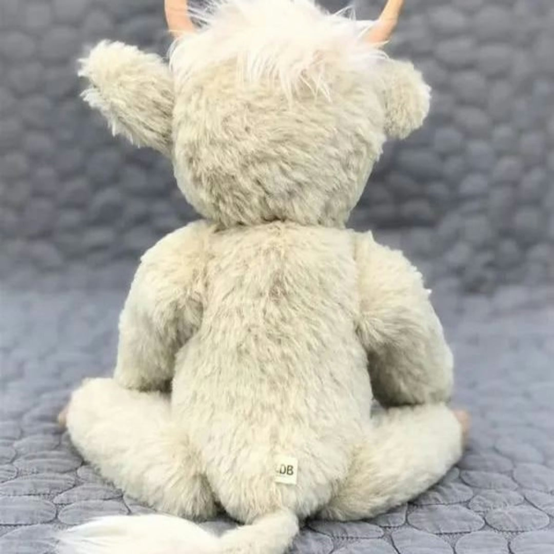 Peluche Mucca Highland Realistica Giocattolo Morbido Regalo
