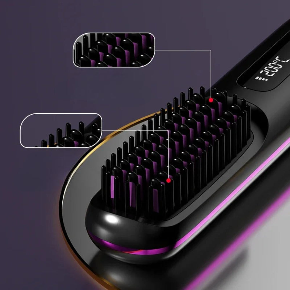 Piastra per capelli wireless portatile USB per styling liscio rapido