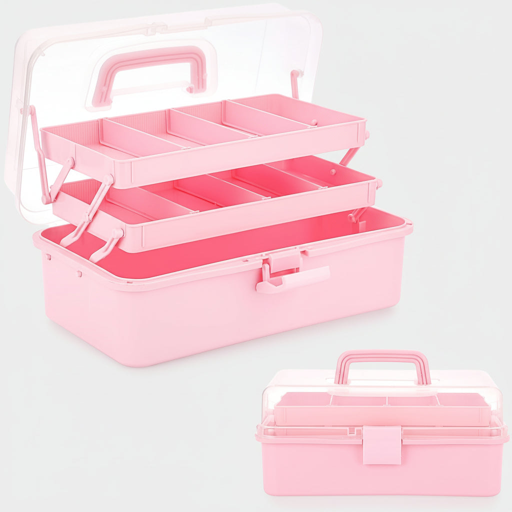Storage Box 3 drawers Compartments Office Home