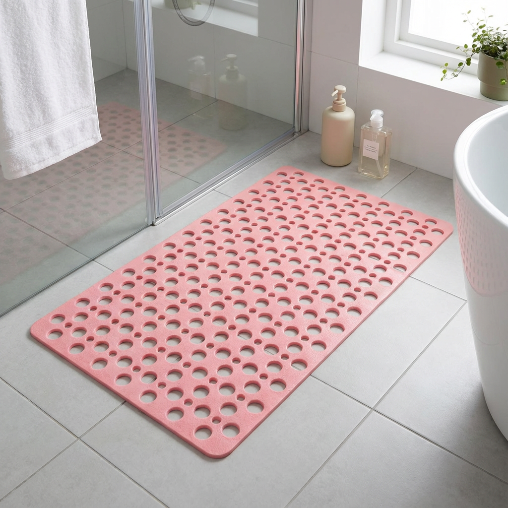 Antislip Shower Mat Bathroom Hygienic Safe Surface